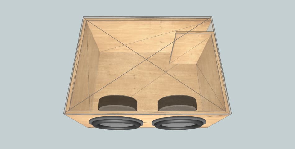 Sundown Audio crash home - subwoofer box