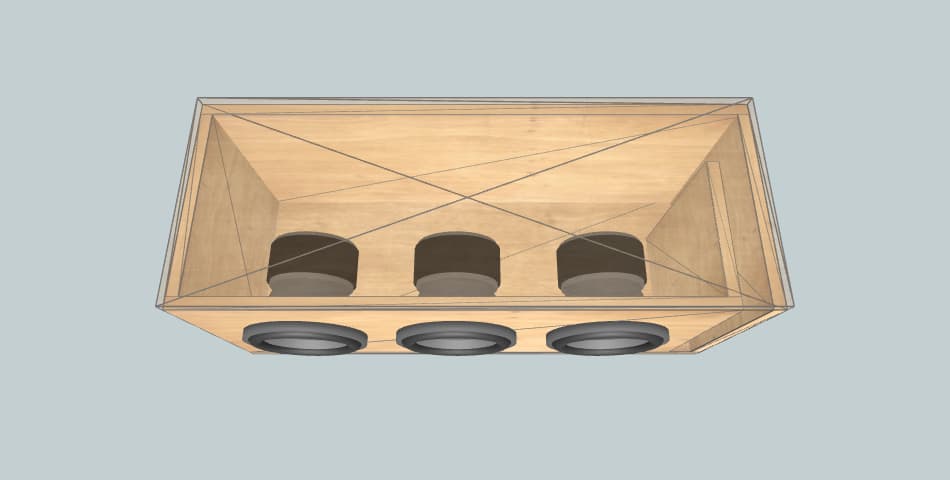 CT Sounds Meso 8" X3 - короб для сабвуфера