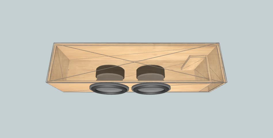 Pioneer TS-W309D4 - subwoofer box
