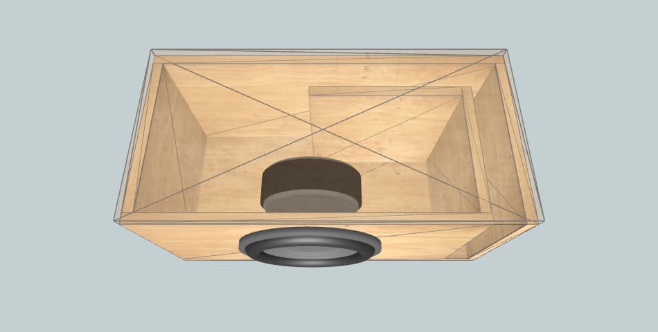 Alphard vhq - subwoofer box