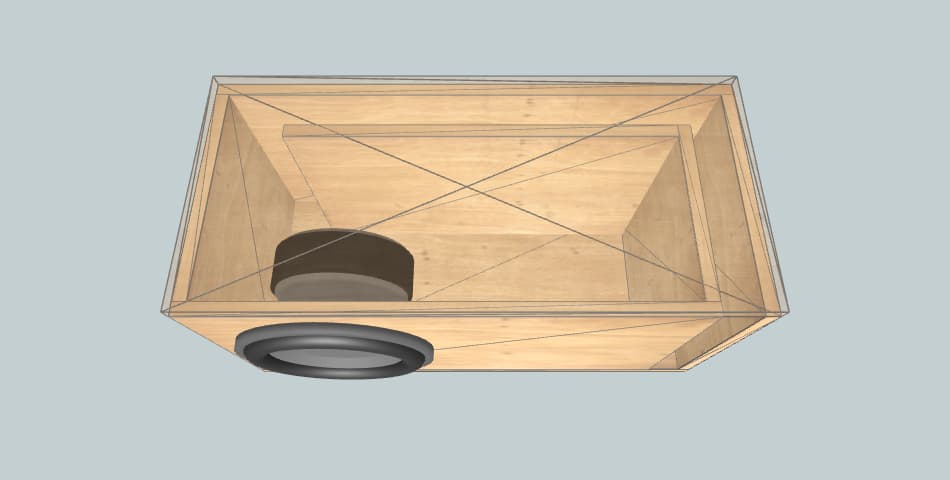 Alpine SWT-12S4 - subwoofer box