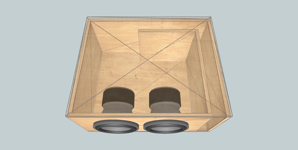 Skar Audio evl-8 - короб для сабвуфера