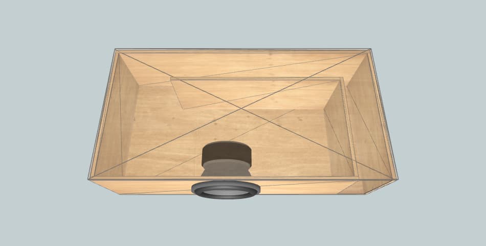 Alpine SWR-10D4 - subwoofer box