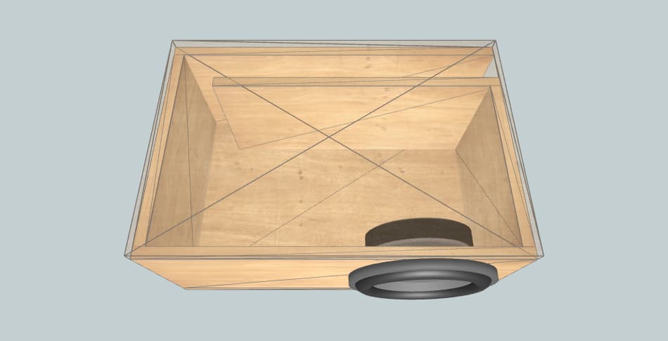 Rockford Fosgate 1ohm T1S1-10 - subwoofer box