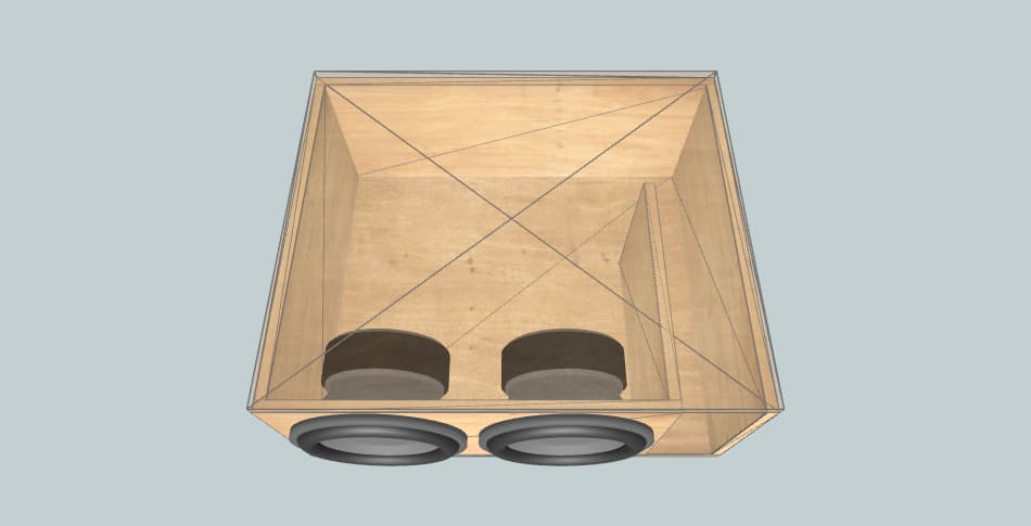 Skar Audio 2 12 box - короб для сабвуфера