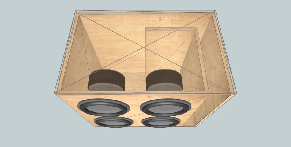 Xcursion Audio 4 15" 30Hz - subwoofer box