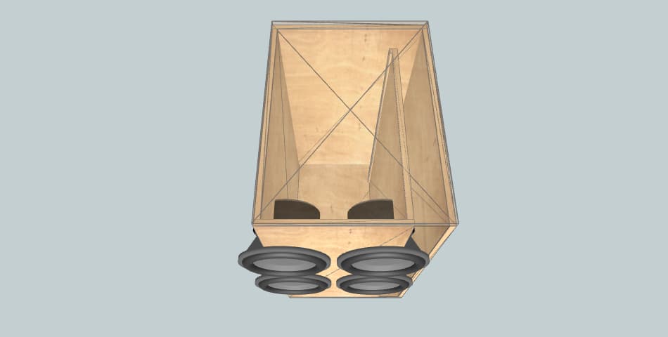 Kicker NEW QuadBox - subwoofer box