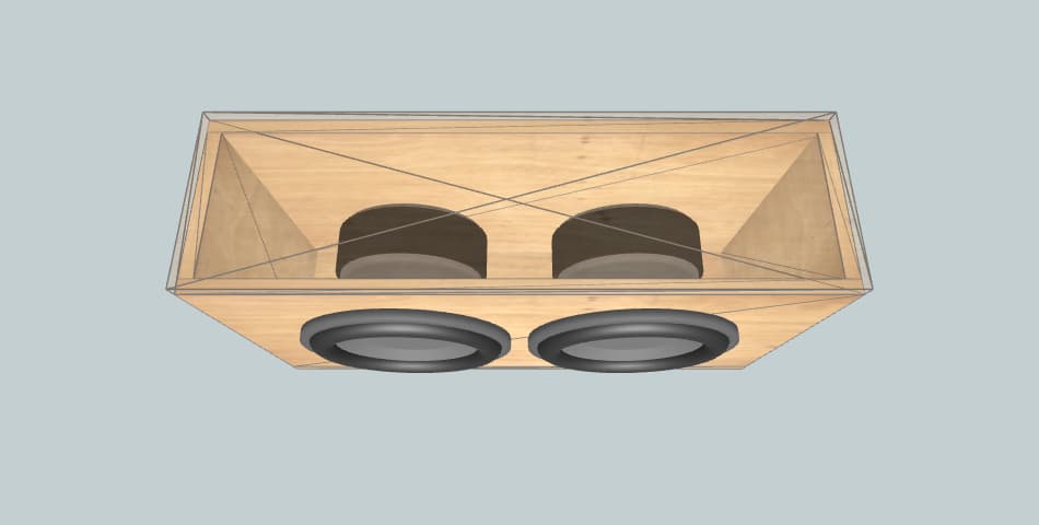 Rockford Fosgate sealed for p3 plus poly fill - короб для сабвуфера