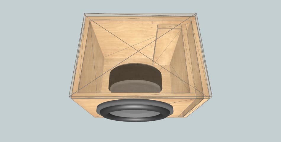Pioneer TS-D12D4 2000Watt - короб для сабвуфера