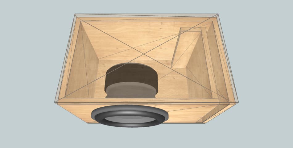 Alpine  Alpine X-W12D4 - subwoofer box