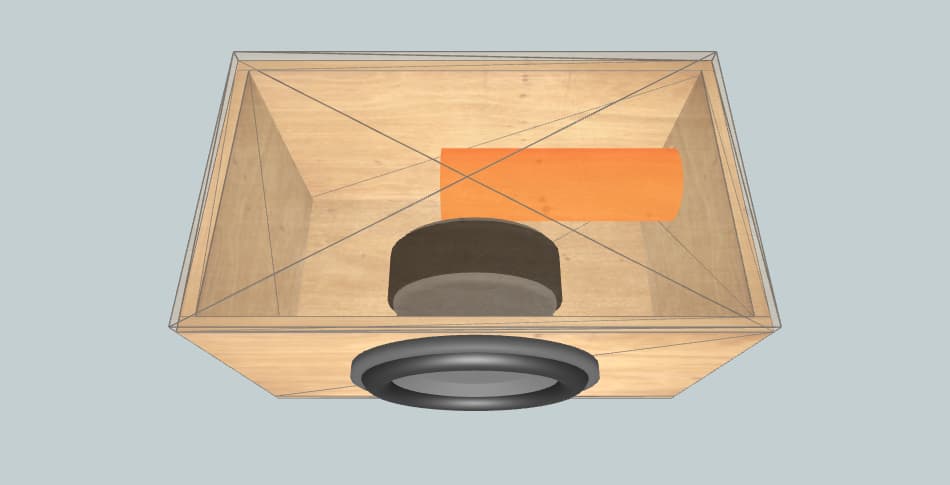 Pioneer Peugeot 206 XLine 31hz - subwoofer box