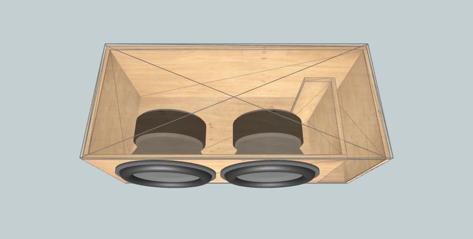 Skar Audio 2 18” evl - subwoofer box