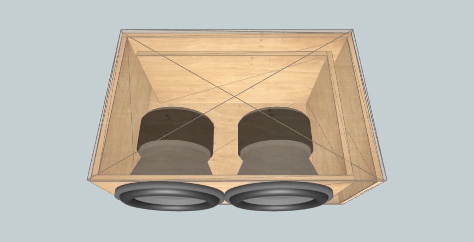 Skar Audio 2500 watt subwoofer box - subwoofer box