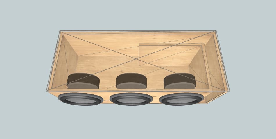 Power Acoustik Bamf 122 - subwoofer box