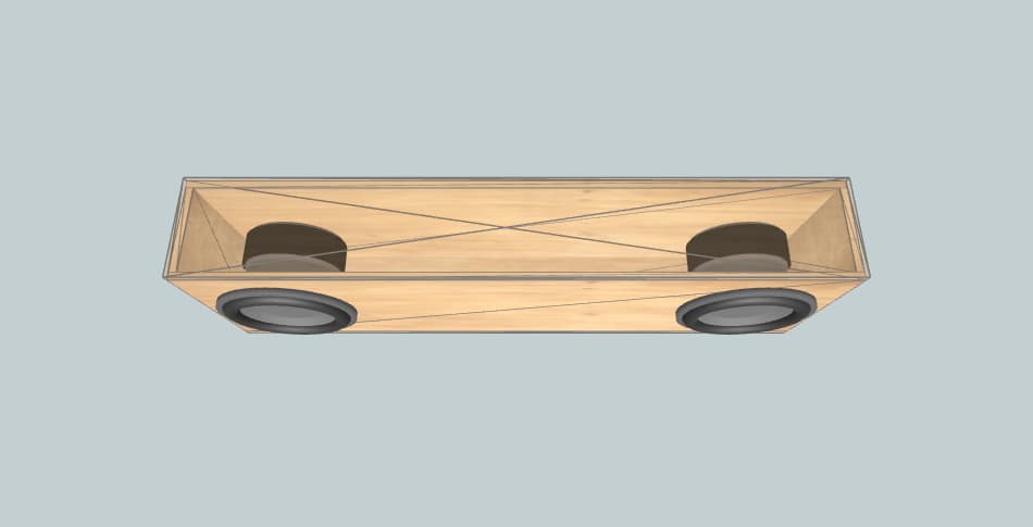 JL Audio 2 12 W3V3 Duramax 07-13 JJ4 - короб для сабвуфера