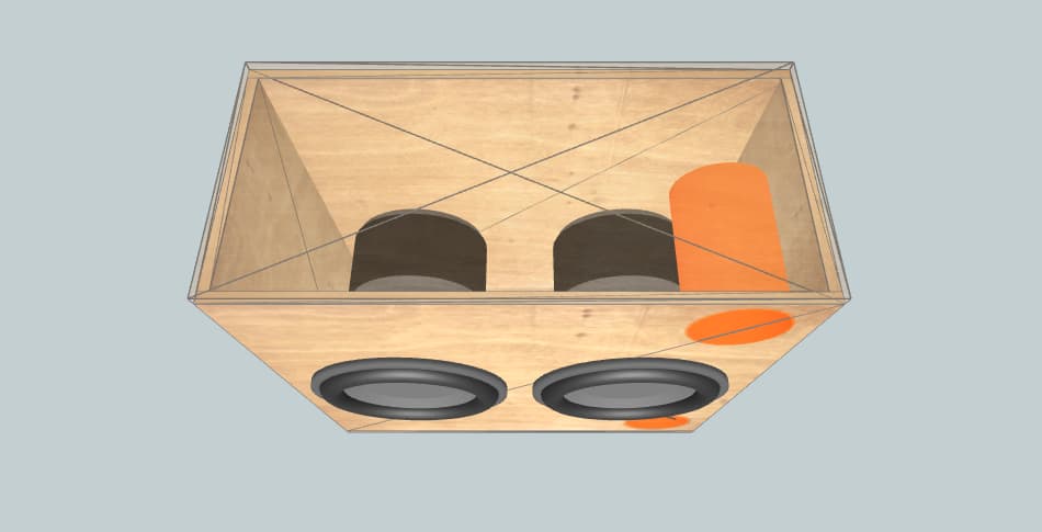 DD Audio hilux  - короб для сабвуфера