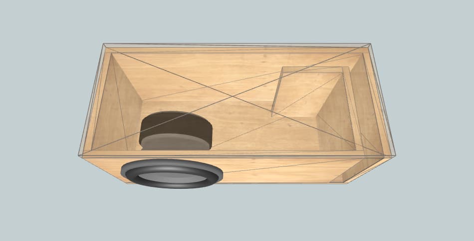 Aria BZ 12D4 - короб для сабвуфера