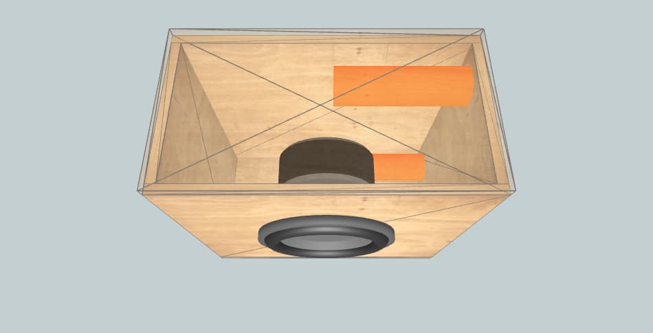 Sony Black 206 CC Angel Project - короб для сабвуфера