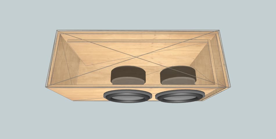 2-12 - короб для сабвуфера