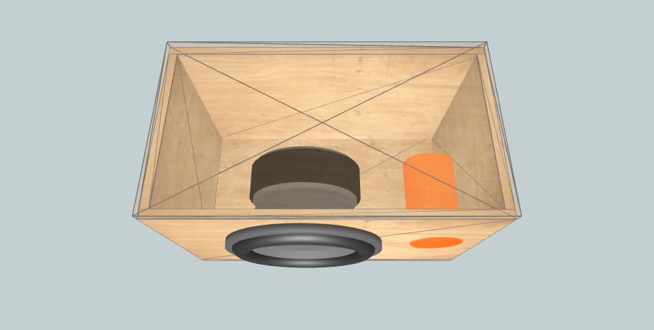 Ground Zero GZIW 12SPL - короб для сабвуфера