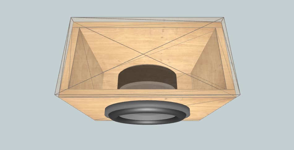 Kenwood KFC-W2516PS - subwoofer box