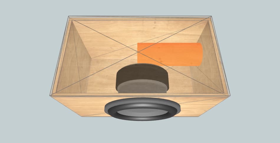 JBL GT-X1200 - subwoofer box