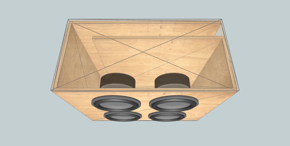 Deaf Bonce 4-12' Deaf Bonce SA302 - короб для сабвуфера