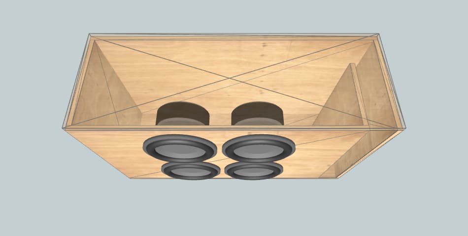 Skar Audio SDR 12 dual 2ohm - subwoofer box
