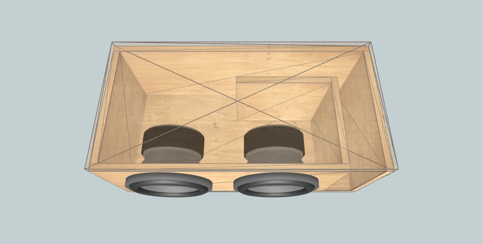 Skar Audio SVR 8 pair .  - subwoofer box