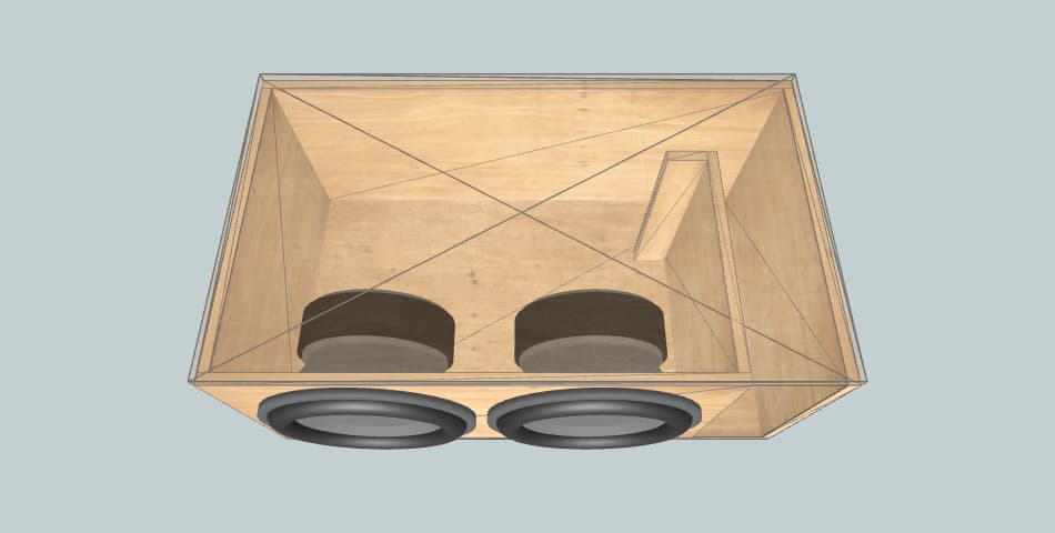 Sundown Audio Sa classic 15 dual GK - subwoofer box