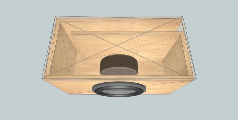 Pioneer TS-W261S4 Slot Port - subwoofer box