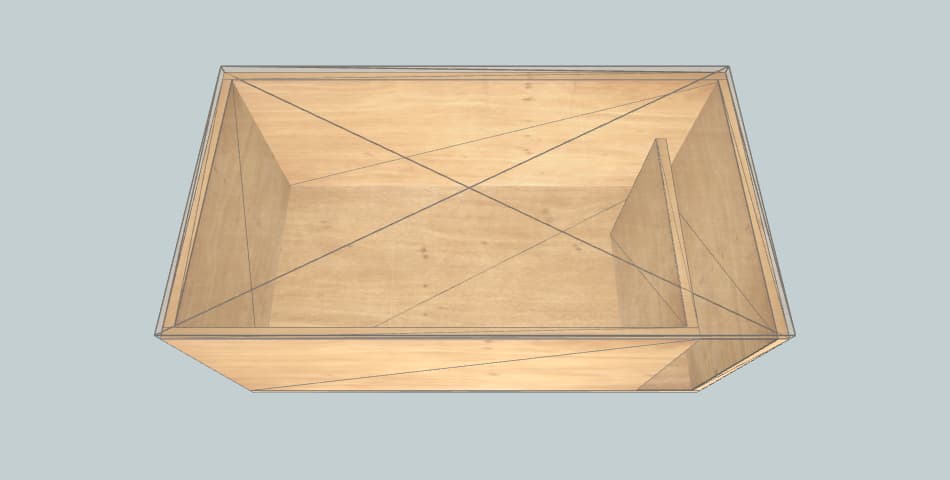 Skar Audio 2x EVL15 32hz Subs Up Port Back - subwoofer box