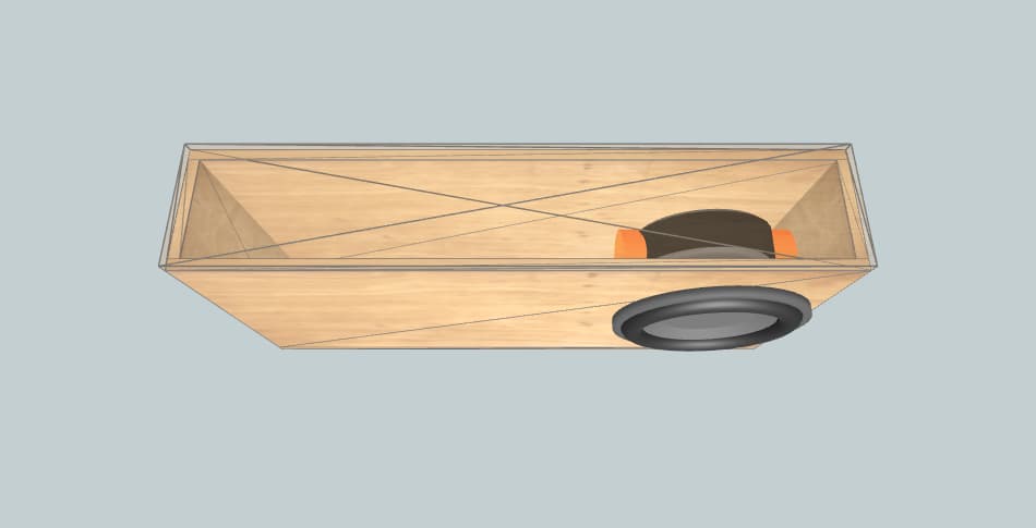 Hifonics Single 12 - subwoofer box