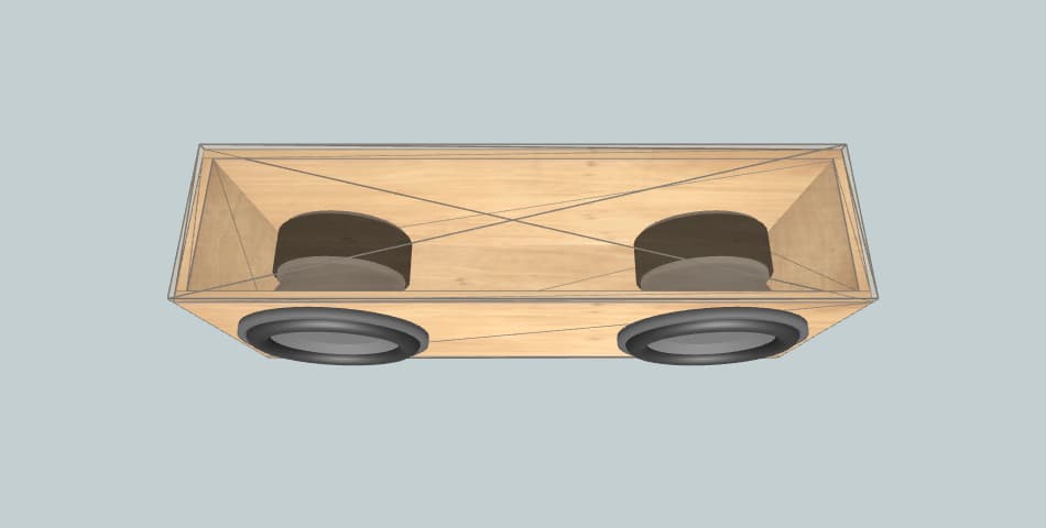 Alpine Final design for my sub - subwoofer box