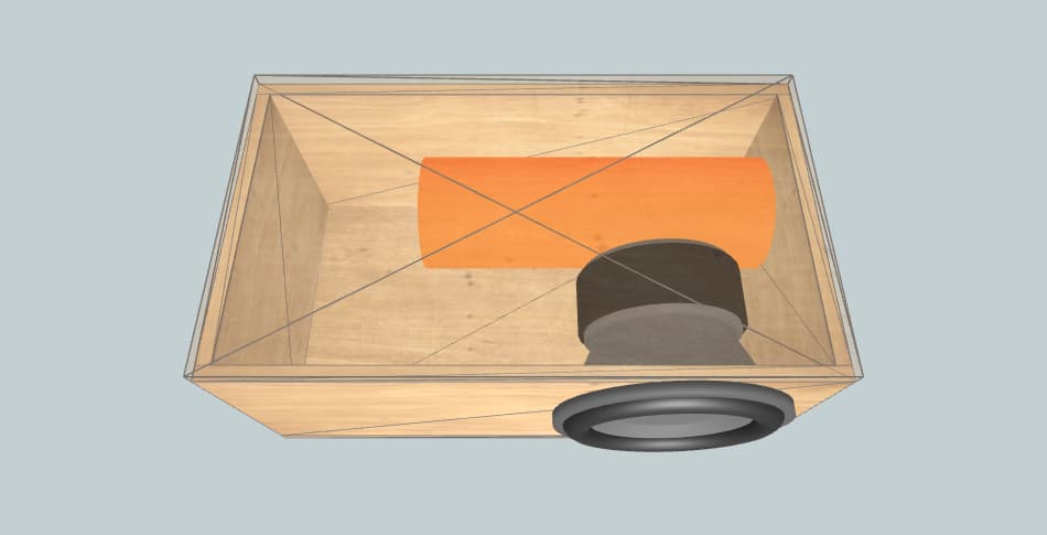 Soundstream TSQ 124 квадрат  - subwoofer box