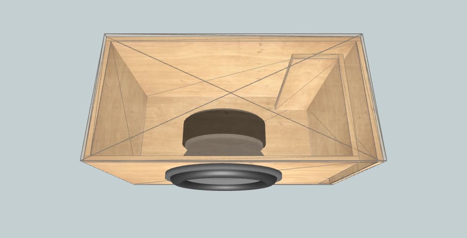 JBL GT5-15 PORTED - короб для сабвуфера