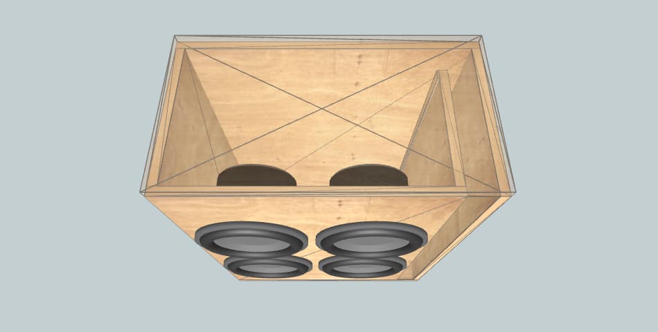 4 12"  - subwoofer box