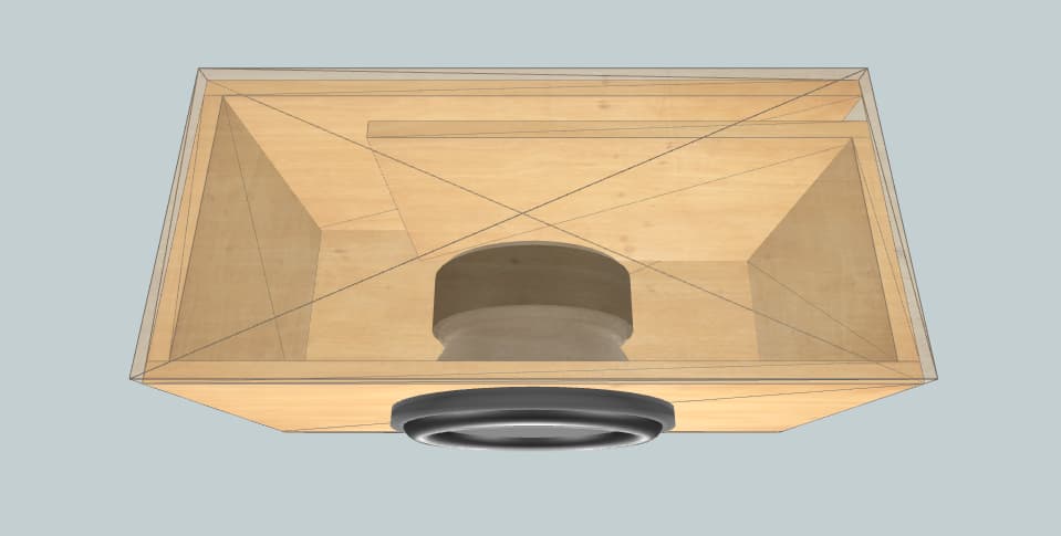 Pioneer TS-A250D4 - subwoofer box