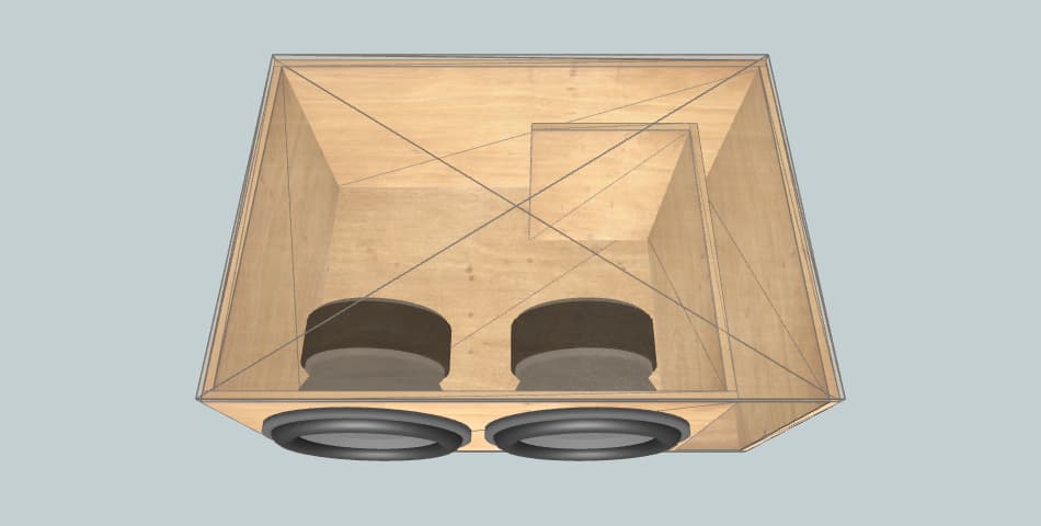ny 2xgpx15 - subwoofer box