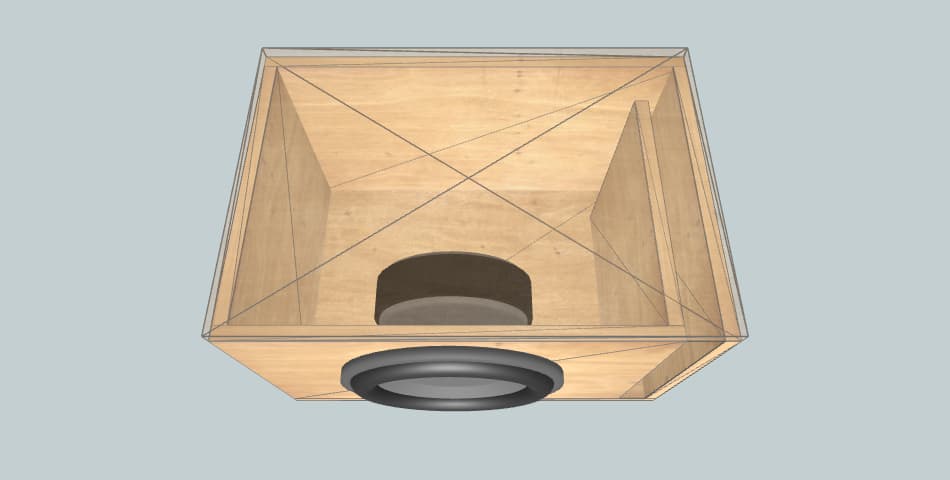 Hertz 12 " ES300. 700W 350W RMS - subwoofer box