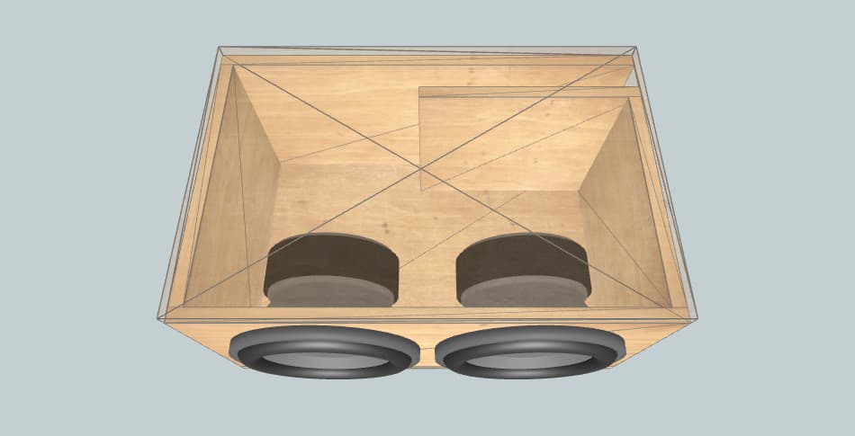 Pioneer TS-A250S4 - короб для сабвуфера