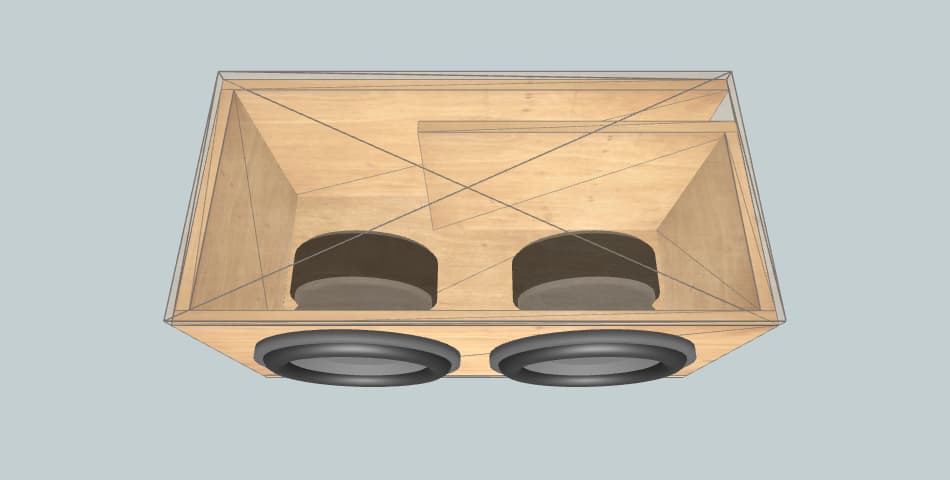 Power Acoustik Gothic Ranger Ext - subwoofer box