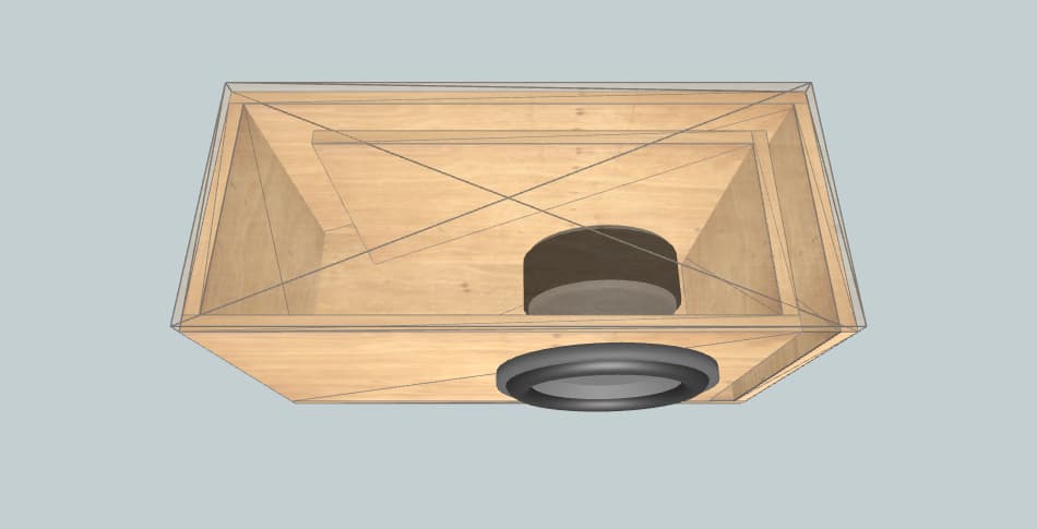 Sundown Audio E 10v4 - front ported - subwoofer box