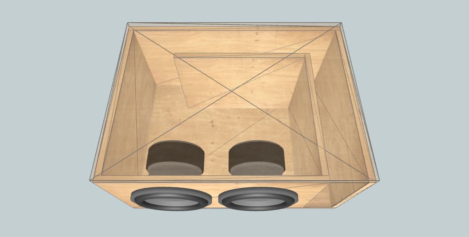 Dual 2 - subwoofer box