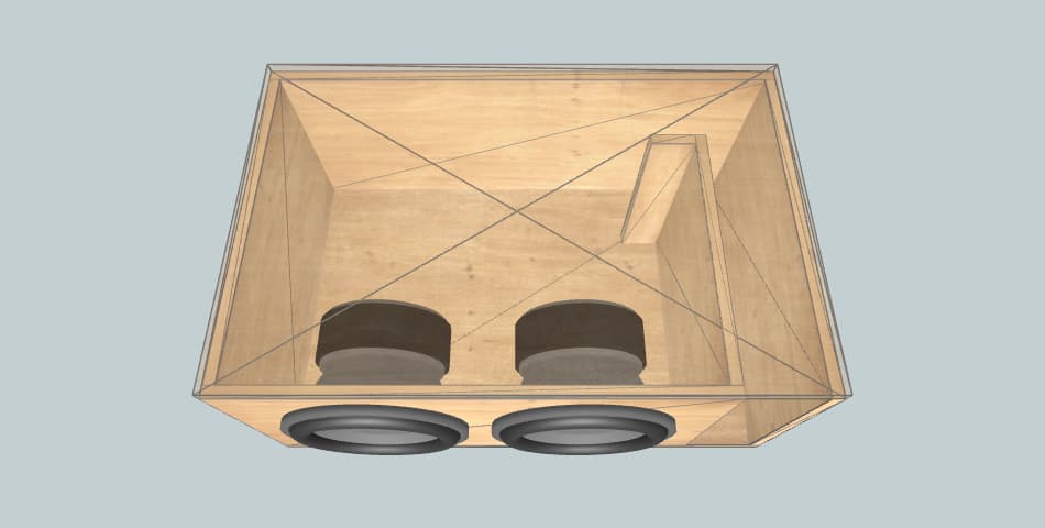 2 Audio pipe 12 - subwoofer box