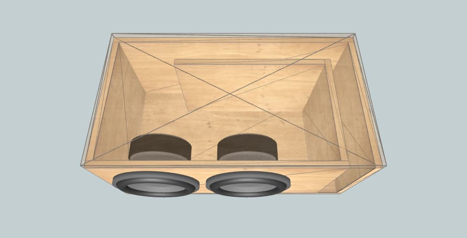 Kenwood kfc-w110s  - subwoofer box