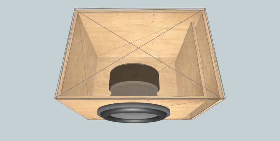 Alpine 12` 65л 37hz - короб для сабвуфера