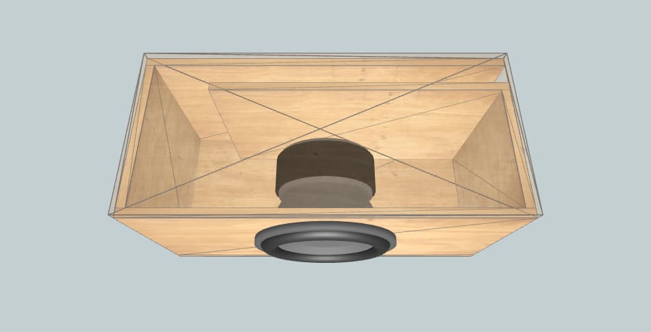 Alpine Type r 12 side port - subwoofer box