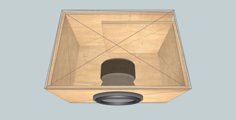 American Bass 10-22 2.3ci - subwoofer box