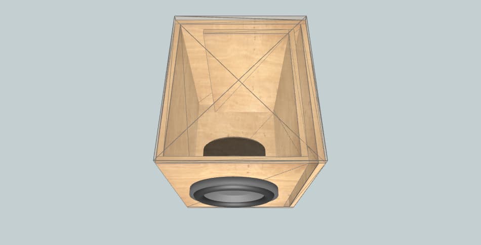 Kicker CompS 8" V.2- Revision - короб для сабвуфера